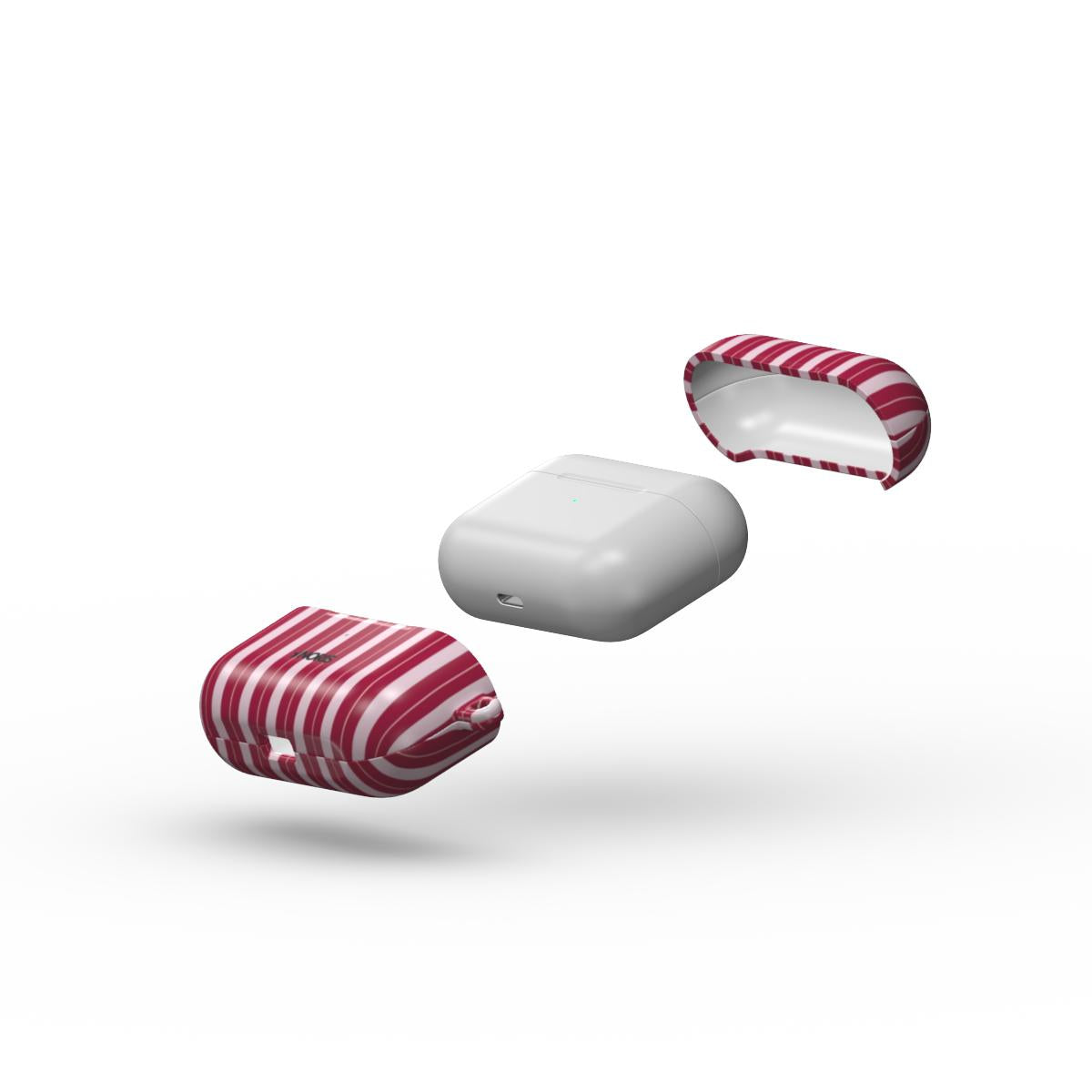 Scarlet Stripes Airpods Case